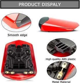 img 2 attached to PSLER Rear Seat Fairing Cover Cowl For Yamaha YZF R6 2003-2005 (Bright Red)