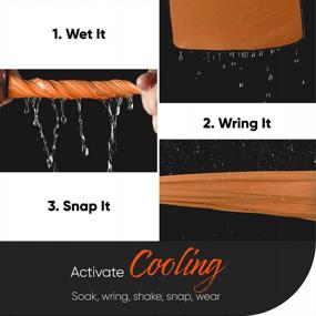 img 2 attached to Cooling Neck Gaiter от Millenti — многофункциональный головной убор, обеспечивающий защиту от солнца и мгновенно охлаждающий при намокании. 12 уникальных способов ношения