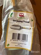 img 1 attached to Get Your Garden Game On-The-Go With Our Portable Rust-Proof Hand Trowel - Heavy Duty And Bent-Proof With Ergonomic Handle review by Chris Burks