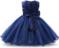 👗 stylish nnjxd sleeveless holiday princess dresses - perfect girls' clothing for special occasions logo