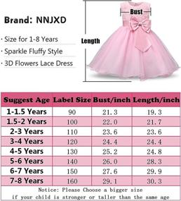 img 2 attached to 👗 Stylish NNJXD Sleeveless Holiday Princess Dresses - Perfect Girls' Clothing for Special Occasions