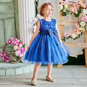 img 1 attached to 👗 Stylish NNJXD Sleeveless Holiday Princess Dresses - Perfect Girls' Clothing for Special Occasions