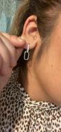 img 1 attached to 💎 Hypoallergenic 8mm Small Cartilage Earring Hoops Helix Tragus for Women and Girls - 925 Sterling Silver review by Tricia Smith