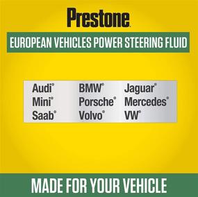 img 1 attached to 🚗 Prestone AS268 Power Steering Fluid for European Vehicles - 12 oz.: Superior Performance for European Car Steering Systems
