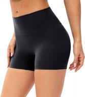 lavento women's all day soft yoga shorts - buttery soft workout activewear for women (3" / 5") логотип