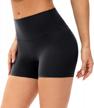 lavento women's all day soft yoga shorts - buttery soft workout activewear for women (3" / 5") logo