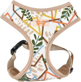 img 3 attached to Puppia Botanical Harness Beige L