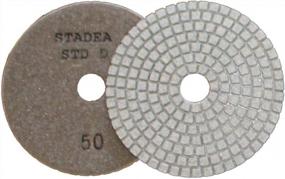 img 3 attached to Эффективная полировка камня: алмазные диски STADEA 6" с зернистостью 200 для влажного гранита, бетона и камня