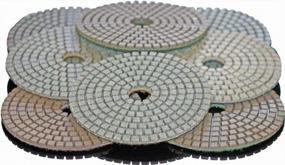 img 4 attached to Эффективная полировка камня: алмазные диски STADEA 6" с зернистостью 200 для влажного гранита, бетона и камня