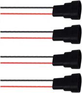 4-pack blyilyb wiring harness sockets with male adapter for 9005 9006 hb3 hb4 headlights and fog lights logo