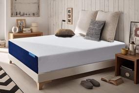 img 1 attached to King Size Cooling Gel Memory Foam Mattress - KunPeng 10 Inch Medium Firm CertiPUR-US Sleep Mattress In A Box For Stress Relief