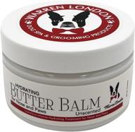 🐾 warren london hydrating butter balm: premium dog balm for paws and nose - made in usa, unscented 4oz логотип