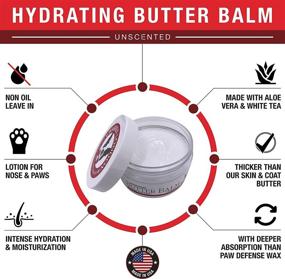 img 3 attached to 🐾 Warren London Hydrating Butter Balm: Premium Dog Balm for Paws and Nose - Made in USA, Unscented 4oz