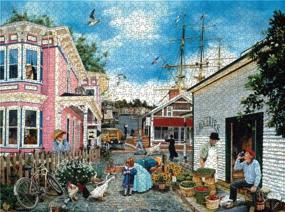 img 3 attached to Jigsaw Puzzle 1000 Piece For Adult & Kid - Educational Toy Game Gift Artwork Seaport Village