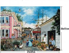 img 2 attached to Jigsaw Puzzle 1000 Piece For Adult & Kid - Educational Toy Game Gift Artwork Seaport Village