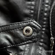 img 1 attached to Stylish PU Leather Jacket For Boys And Girls With Zipper Closure review by Danielle Landry