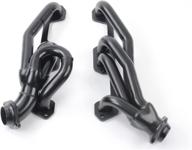 enhance performance with pacesetter 70-1317 black shorty exhaust header logo