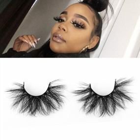 img 4 attached to Get Bold And Beautiful Eyes With SWINGINGHAIR 3D Mink Lashes | Handmade, Reusable And Ideal For Achieving Drama And Natural Glam