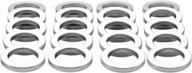 🔒 high-quality mcgard 78710 stainless steel standard mag washers - set of 20: a reliable solution for secure auto wheel installation logo