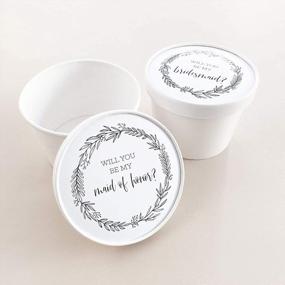 img 3 attached to ModParty Bridesmaid Proposal Set - 6 Boxes For 1 Maid Of Honor & 5 Bridesmaids In Round Boxes
