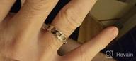 картинка 1 прикреплена к отзыву Серебряное кольцо Silvora в стиле кельтский узел/цепочка кубинского звена - прочное винтажное кольцо-бандо бесконечности для женщин и мужчин - доступно в размерах 4-12. от Jeff Shapiro