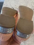 img 1 attached to Sparkling Princess Shoes for Bridesmaids: Amtidy Wedding Glitter Girls' Footwear review by Noah Jess