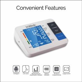 img 3 attached to 🩺 TruMedic BP-2000 Voice Enabled Upper Arm Blood Pressure Monitor - Portable Smart Digital Screen Display Provides Hypertension and Heart Rate Pulse Results Automatically - Home Use Health Tracker Device