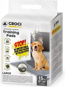 img 4 attached to Ultra Absorbent Charcoal Puppy Pads With Carbon Technology - Large Size And Odor-Control For Easy Dog Training, 15 Count