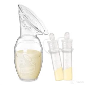 img 4 attached to 🤱 Haakaa Manual Breast Pump and Colostrum Collectors Set - Breastfeeding Milk Savers for First Milk & Colostrum (Pump - 4oz/100ml, 1pk; Collector - 4ml, 2pk)