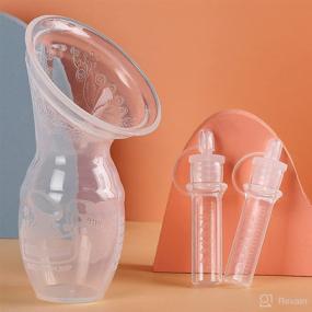 img 3 attached to 🤱 Haakaa Manual Breast Pump and Colostrum Collectors Set - Breastfeeding Milk Savers for First Milk & Colostrum (Pump - 4oz/100ml, 1pk; Collector - 4ml, 2pk)