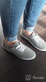 img 8 attached to Women'S Canvas Lace-Up Sneakers - 18 Colors Available In Size 18