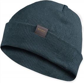 img 4 attached to Warm Your Kids This Winter With MERIWOOL'S Merino Wool Ribbed Knit Beanie Hat