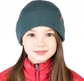 img 3 attached to Warm Your Kids This Winter With MERIWOOL'S Merino Wool Ribbed Knit Beanie Hat