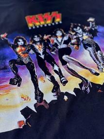 img 3 attached to KISS Destroyer Unisex Band Tee Graphic T-Shirt – Black Official