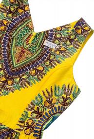 img 1 attached to Stand Out At Your Next Party In SHENBOLEN'S African Print Dashiki Dress
