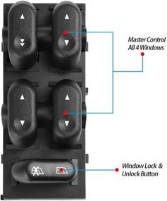 img 2 attached to 🔲 PUENGSI Power Master Window Switch for Ford F150 2004-2008, Expedition 2003-2006, Crown Victoria 2003-2008 - Replace #901339, 5L1Z14529AAA