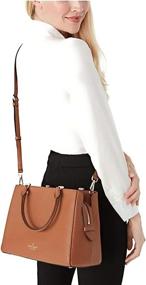 img 3 attached to 👜 Stylish and Versatile: Kate Spade Leather Satchel for Women - Handbags & Wallets