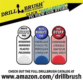 img 2 attached to 🧽 Versatile All Purpose Scrub Pads - 6-Pack Cleaning Pads for Bathroom, Auto Detailing, Stove Top, and more!