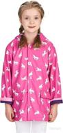 hatley printed raincoats for girls logo