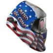 3m™ speedglas™ american pride welding helmet 100 with auto-darkening filter 100v- shades 8-12, model 07-0012-31ap logo
