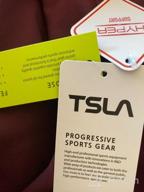 img 1 attached to High-Waisted Yoga Leggings With Pockets And Tummy Control - Stretchy Workout Capris For Women By TSLA review by Danae Velasco