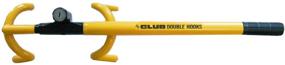 img 1 attached to 🔒 The Club 3000 Twin Hooks Steering Wheel Lock: Ultimate Security in Vibrant Yellow