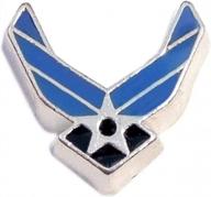 air force logo floating locket charm pendant necklace jewelry logo