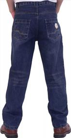 img 2 attached to Stay Safe And Stylish With KONRECO Flame Resistant Jeans For Men: Heavy Duty Denim With Pre-Washed Relaxed Fit - 14Oz FR Pants