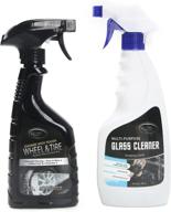 air jungles car wheel, tire, and glass cleaner: 🚗 powerful 16.9 fl oz spray set for professional car detailing logo
