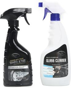 img 4 attached to Air Jungles Car Wheel, Tire, and Glass Cleaner: 🚗 Powerful 16.9 Fl Oz Spray Set for Professional Car Detailing
