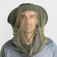flammi mosquito head net hat safari hat upf 50+ sun protection fishing boonie hat cap outdoor for men/women логотип