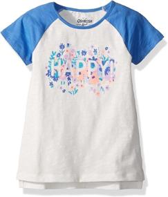 img 1 attached to Girls Toddler Short Sleeve Tunic Subtle Girls' Clothing ~ Tops, Tees & Blouses