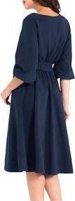 img 3 attached to AOOKSMERY Elegance Audrey Hepburn X Large Women's Clothing ~ Dresses