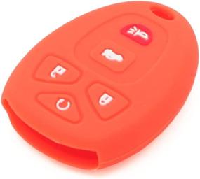 img 2 attached to SEGADEN Orange Silicone Cover Protector Case for Chevrolet Buick GMC Cadillac Pontiac Saturn 5 Button Remote Key Fob CV4606